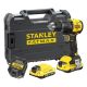 3. Stanley SFMCD716D2T-QW 1900 U/min Bohrmaschine mit Zentralverriegelung, Schwarz/Gelb