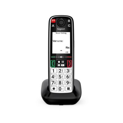 9. Gigaset EASY 500 Analog/DECT-Telefon mit Anrufernamen und -ID, Schwarz/Silber