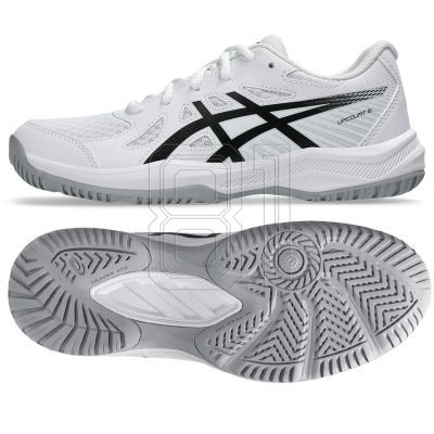 7. Asics Upcourt 6 GS Jr 1074A045 101 Volleyballschuhe