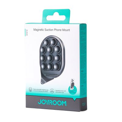 5. Joyroom JR-ZS418 Smartphone-Halterung mit Ständer und Saugnäpfen mit MagSafe – Schwarz