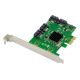 2. Dawicontrol PCI-Karte PCI-e DC-614e RAID 4-Kanal SATA6G Retail RAID-Controller PCI Express 2.0 6 Gbit/s