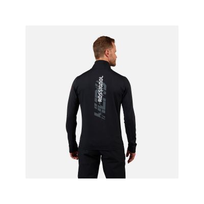 2. ROSSIGNOL Herren Hero Mid Layer Stretch-Sweatshirt Schwarz