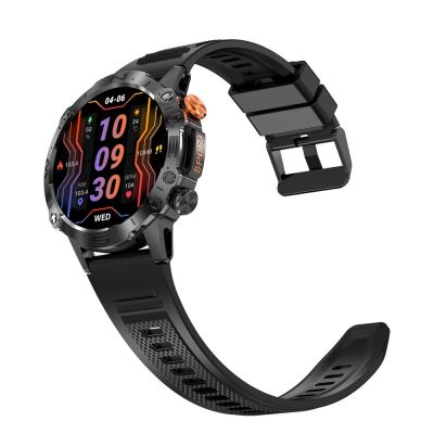 11. Smartwatch Gravity Black 2 Armbänder GT20-7