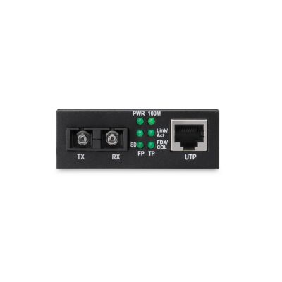 3. Digitus Medienkonverter RJ45 10/100Base-TX auf SC Duplex 100Base-FX, Tx/Rx 1310 nm, 20 km