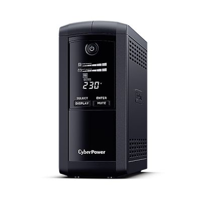 CyberPower VP700ELCD USV mit Line-Interactive-Technologie, 0,7 kVA, 390 W, 4 x Netzsteckdosen