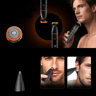 17. MAXGROOM LK-892 Multifunktionstrimmer mit austauschbaren Aufsätzen – schwarz