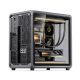 39. Jonsbo X400 PC-Gehäuse, Midi-Tower, ATX, gehärtetes Glas – grau