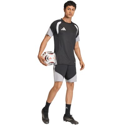 14. adidas Tiro 26 Wettkampf-Trainingsjersey für Herren, schwarz, grau und weiß, JX4254