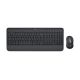 8. Logitech Signature MK650 Combo für Unternehmen: Tastatur und Maus (Büro, Bluetooth, QWERTZ, American International, Graphit)