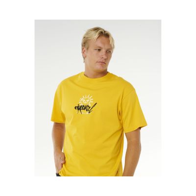 6. RIP CURL Inner Visions Rotten Sun Tee Gelb