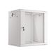 11. Lanberg WF01-6412-10S Rack-Schrank (12 HE; 635 mm / 600 mm / 450 mm; Wandmontage; Glas; 19 Zoll; grau)