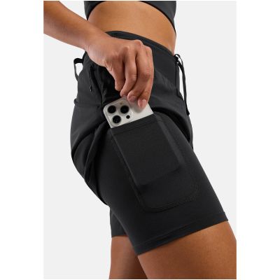 2. Damen-2-in-1-Shorts Odlo X-ALP TRAIL 5 INCH, schwarz