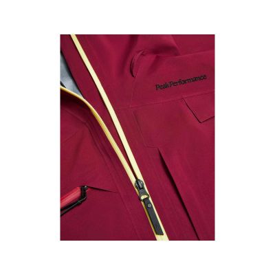 4. PEAK PERFORMANCE W Alpine Gore-Tex 3L Jacke Burgunderrot