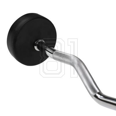 21. Gummierte Langhantel-/Curlstange HMS GSL-50 50 kg