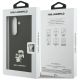 8. Karl Lagerfeld Saffiano Karl&Choupette Pin Case für Samsung Galaxy Z Fold7 – Schwarz