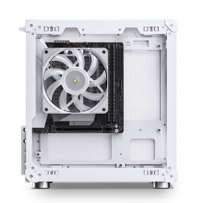 19. Jonsbo C6 Micro-ATX Computergehäuse – Weiß