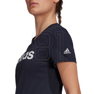6. adidas Essentials Slim Logo T-shirt W H07833