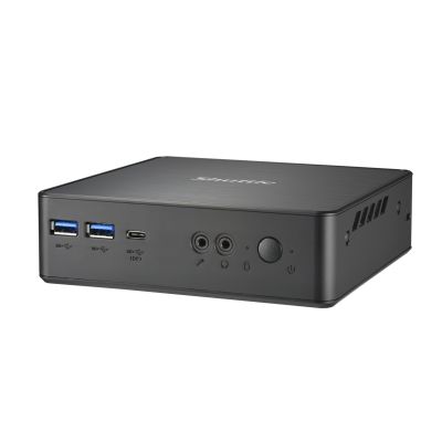 11. Shuttle NC40U Barebone-Computer, 0,84 l, Schwarz, Intel 7305 SoC, 1,1 GHz
