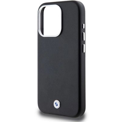 6. BMW Signature Wrapped Metal MagSafe Hülle für iPhone 15 Pro – Schwarz