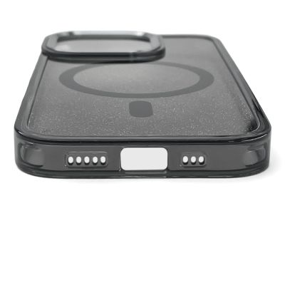 4. Glitter Case mit MagSafe für iPhone 16e / 17e – Schwarz