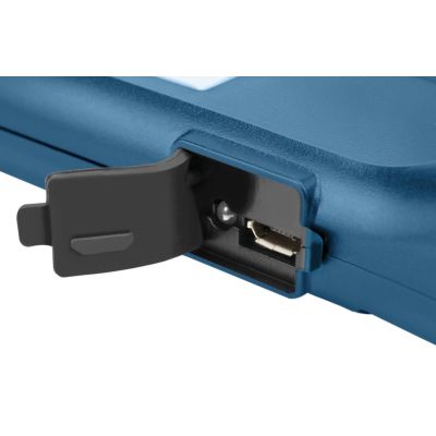 6. Ansmann WL450R Schwarz, Blaue LED