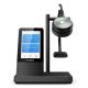 3. Yealink WH66 Mono UC Headset Kabelloses Kopfbügel-Headset für Büro/Callcenter USB Typ-A Bluetooth-Ladestation Schwarz