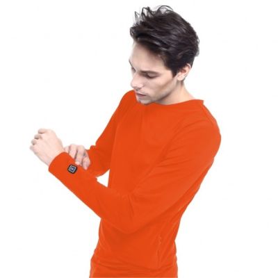 12. Glovii GJ1RS Shirt/Top, Sweatshirt, Rundhalsausschnitt, Langarm, Elastan, Polyester