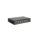 4. LevelOne GES-2108 Managed L2 Gigabit Ethernet (10/100/1000) Netzwerk-Switch Schwarz