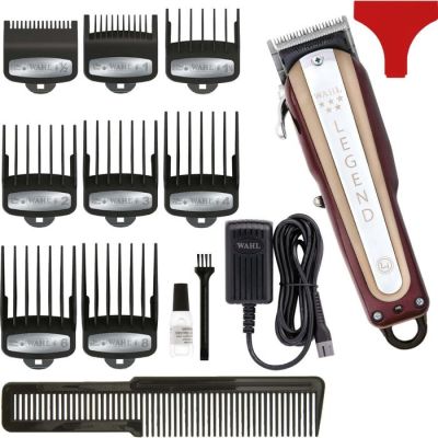 5. Wahl Cordless Legend Burgunderrot, Silber Lithium-Ionen (Li-Ion)