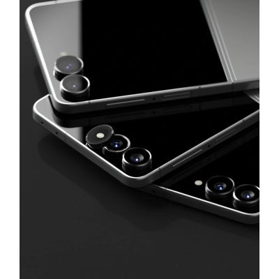 6. Ringke Kameraschutzrahmen, 2er-Pack für Samsung Galaxy Z Flip 8 – Schwarz
