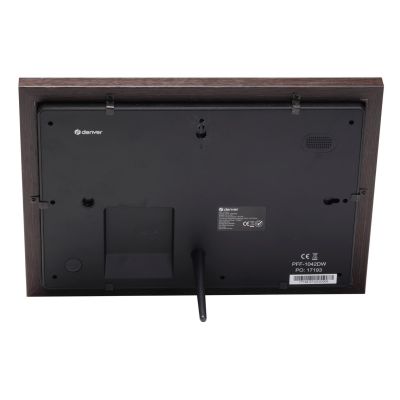 8. Denver PFF-1042DWMK2 Digitaler Bilderrahmen, Holz, 25,6 cm (10,1 Zoll), Touchscreen, WLAN