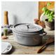 6. ZWILLING STAUB LA COCOTTE 5,5 l ovaler gusseiserner Bräter