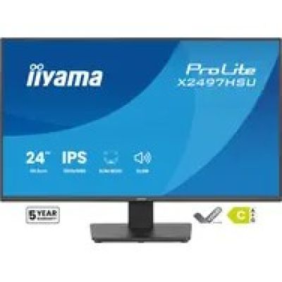 17. iiyama ProLite X2497HSU-B1 Computermonitor 60,5 cm (23,8") 1920 x 1080 px Full HD LED Schwarz