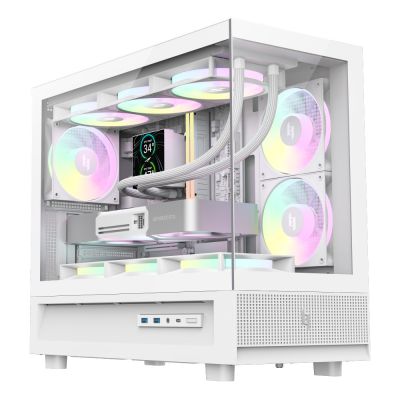 11. GameMax NEX C31 WH Computersicherheit & Halterungen Weiß