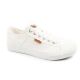 Lee Cooper Damen-Sportschuhe, Sneaker, modisch, weiß, bequem