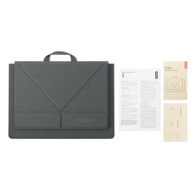 9. Lenovo | Yoga-Taschenhülle | Passend für Taschen bis Größe 40,6 cm | Hülle | Grau