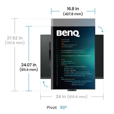 7. BenQ RD280UA Computermonitor 71,6 cm (28,2") 3840 x 2560 px 4K Ultra HD Schwarz