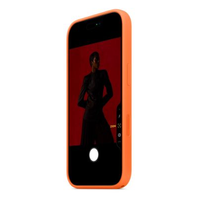 4. Apple iPhone 17 Pro Silikonhülle mit MagSafe – Orange