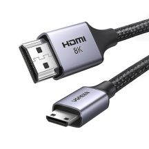 Ugreen HD163 15515 Mini-HDMI / HDMI 2.1 8K-Kabel 2 m – Grau