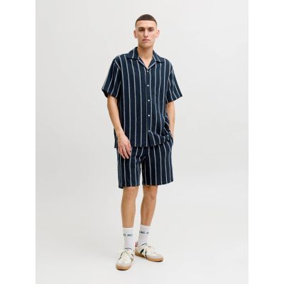 3. Jack&Jones Herren-Streifenshorts JPSTJAIDEN COBA STRIPE JOG SHORTS REG SN 12274413 SKY CAPTAIN/STRIPES