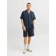 3. Jack&Jones Herren-Streifenshorts JPSTJAIDEN COBA STRIPE JOG SHORTS REG SN 12274413 SKY CAPTAIN/STRIPES