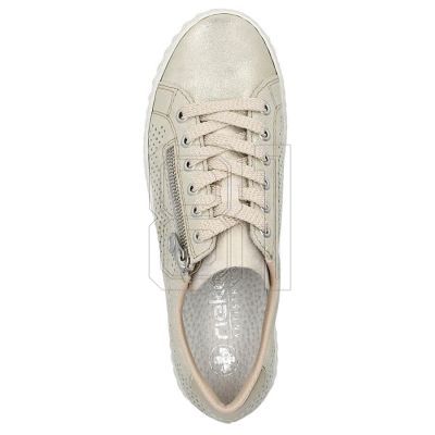 14. Rieker W RKR694 bequeme Lederschuhe, beige