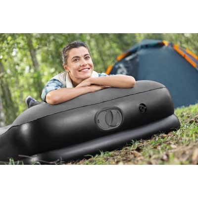 10. Bestway 671BT Luftmatratze, Einzelmatratze, Schwarz, Grau, Unisex