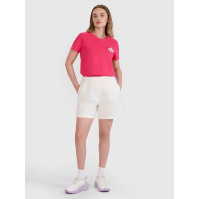 4. Damen T-Shirt mit normalem Aufdruck 4F 4FRSS25TTSHF2693-54S