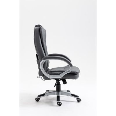 16. Activejet beheizter Massage-Bürostuhl YK7304 Grau
