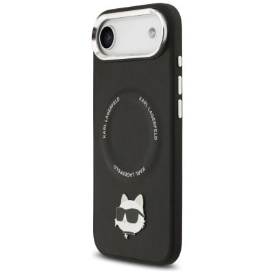 2. Karl Lagerfeld Choupette Pin MagSafe Case für iPhone Air Schwarz