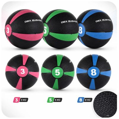 15. Rutschfester Medizinball aus Gummi | DBX Bushido