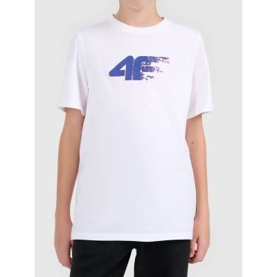 Bedrucktes Jungen-T-Shirt 4F 4FJWAW26TTSHM3515-10S