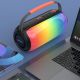 6. Dudao Y21 Kabelloser Lautsprecher mit RGB-Hintergrundbeleuchtung, Bluetooth 5.3 – Schwarz