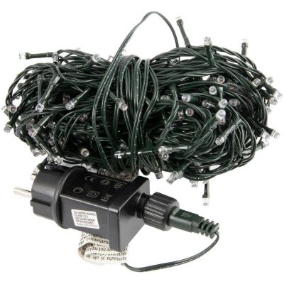 10. Lichterkette für den Weihnachtsbaum, 120 LEDs, Timer, Kaltweiß